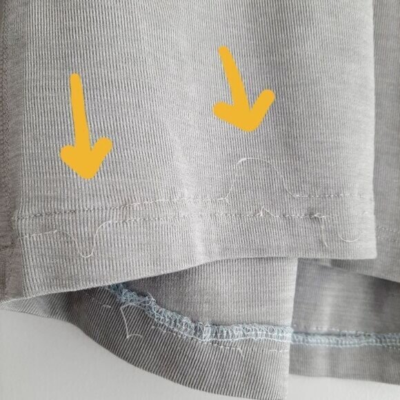 HELLY HANSEN | Long Sleeve Base Layer Crewneck Gray Top Sz L Flawed - Picture 11 of 12